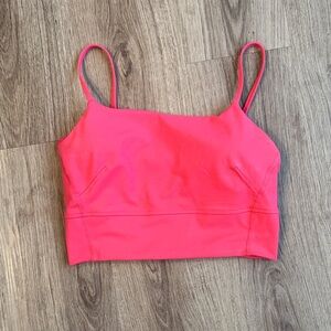 Vibrant Pink Lululemon Sports Bra